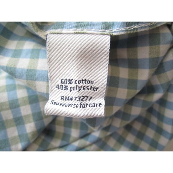 Men Croft & Barrow Easy Care Plaid Button Long Sleeve Shirt Sz L (MT519) - Picture 9 of 9